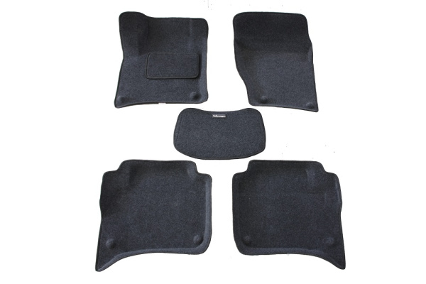 Автомобильные 3D коврики Боратекс для Volkswagen Touareg 2010 –, ворсовые