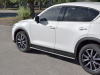 Фото Пороги труба 75х42 овал с проступью MAZDA CX-5 2017-