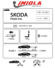 фото Фаркоп Imiola для Skoda Fabia хетчбек 1999-2007, съемный, подрезка бампера, нагрузка 1200 кг