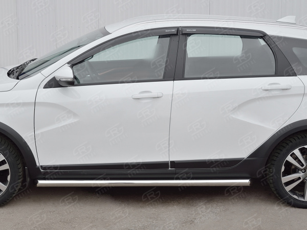 Фото Пороги труба d63 (вариант 1) LADA VESTA SW CROSS 2017-