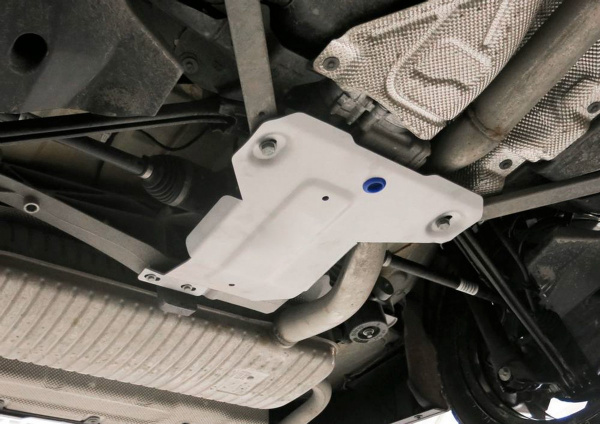 Фото Защита редуктора Rival для BMW X1 4WD 2015-н.в., алюминий 4 мм, с крепежом, 333.0527.1