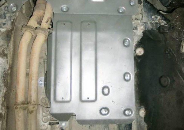 Фото Защита КПП Rival для BMW 3-series купе 2011-2014, алюминий 4 мм, с крепежом, 333.0526.1