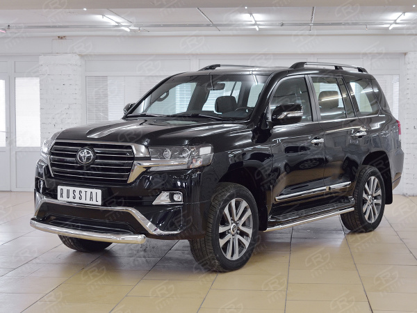Фото Защита переднего бампера d76 дуга TOYOTA LC 200 2016 EXECUTIVE