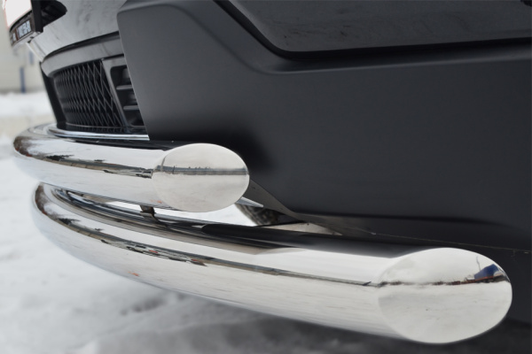 Фото Защита переднего бампера d76/63 (дуги) JEEP Grand Cherokee 2012