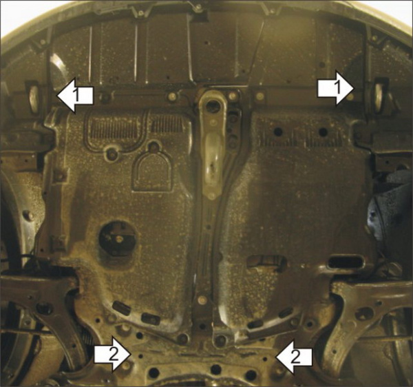 Фото Защита Мотодор для Toyota Matrix 2008-2014