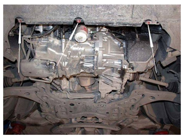 Фото Композитная защита картера и КПП (новая) Ford C-Max (2003-2010)