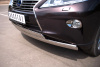 Фото Защита переднего бампера d75х42/75х42 овалы Lexus RX270/350/450 2009-2012