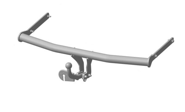 фото Фаркоп Bosal для Skoda Octavia (Шкода Октавия) II Хэтчбек(2004/06-2013)/WAG(2005-2013)/Octavia III Хэтчбек(2013-), съемный, подрезка бампера, нагрузка 1200 кг