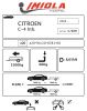 Фаркоп Imiola для Citroen C4 хетчбек 5 дверей 2004-2010