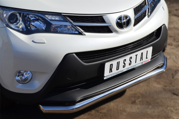 Фото Защита переднего бампера d63 (секции) TOYOTA RAV4 2013-2015