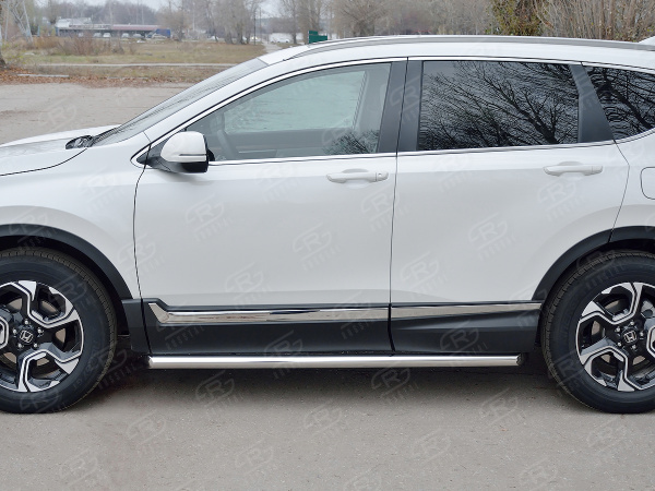 Фото Пороги труба d63 (вариант 1) HONDA CR-V 2017-