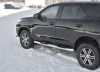 Фото Пороги труба d76 с накладкой (вариант 1) TOYOTA FORTUNER 2017-