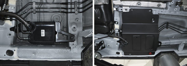 Фото Защита адсорбера Автоброня для Geely Emgrand X7 2018-