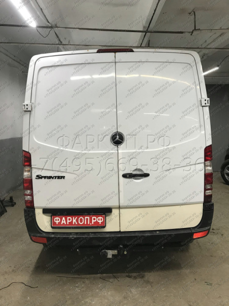 фото Фаркоп АвтоСила для MERCEDES Sprinter (одинарные колёса, без ступеньки)  база 3.250-4.325 м. 2006-2019