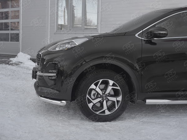 Фото Защита переднего бампера d63 секция KIA SPORTAGE 2018-