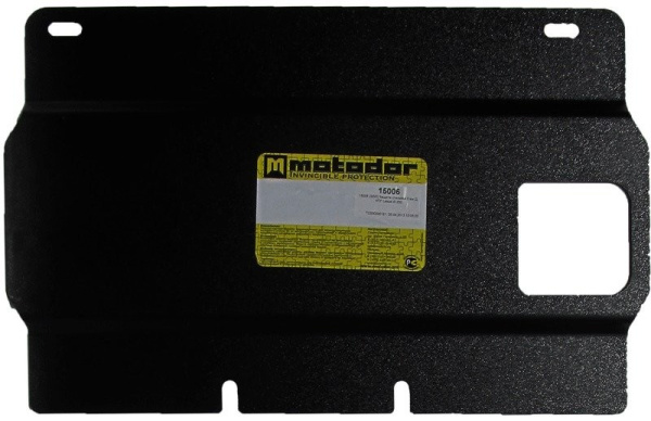 Фото Защита Motodor для картера и кпп (две части) Lexus IS (акпп) (2005-2008) (задний привод)