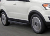 Фото Пороги алюминиевые Rival "Premium-Black" для Ssang Yong Actyon 2010-2013-