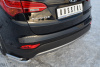 Фото Защита заднего бампера уголки d63/42 HYUNDAI Santa Fe 2012-2015