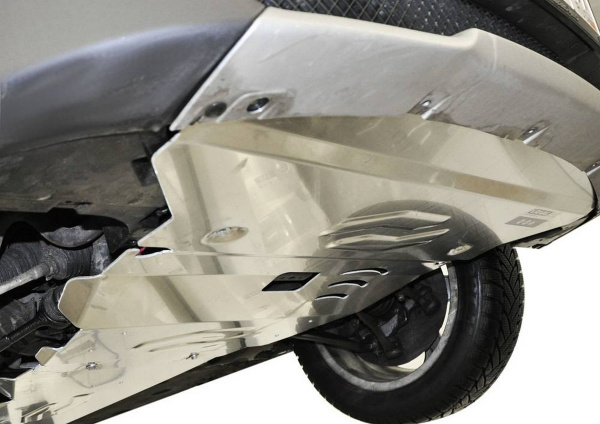 Фото Защита картера Rival для BMW X1 4WD 2009-2015, алюминий 4 мм, с крепежом, 333.0515.1