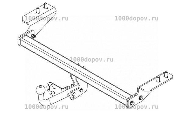 Фаркоп AvtoS для HAVAL Jolion  с 2021-