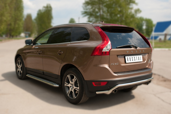 Фото Защита заднего бампера d42(волна) Volvo XC60 2008-2013