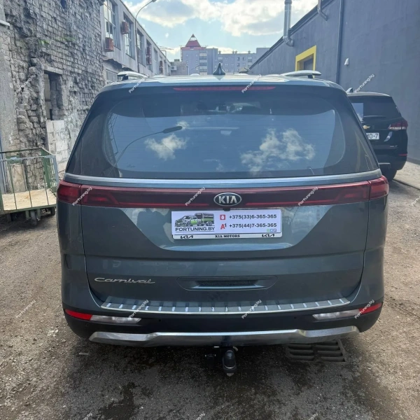 фото Фаркоп ТСС (Россия) «быстросъемный под квадрат» для KIA Carnival IV (2021-)