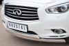 Фото Защита переднего бампера 75х42 (дуга) 75х42 (дуга) INFINITI JX35-QX60 2013-2016
