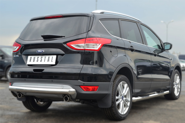 Фото Защита заднего бампера d76 (дуга) FORD KUGA 2012-2015