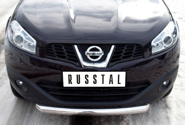 Фото Защита переднего бампера d76 NISSAN Qashqai 2010-2013