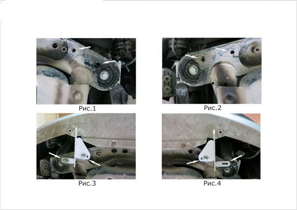 Фото Защита переднего бампера d42 Lada Largus 2012-