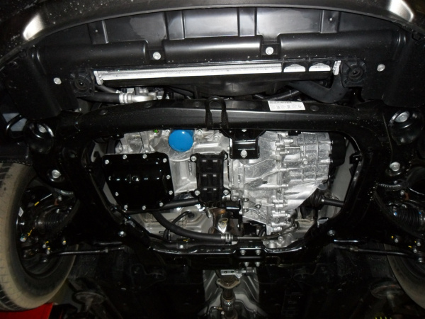 Фото Алюминиевая защита картера и КПП KIA Ceed (2007-2012)