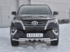 Защита переднего бампера d63 дуга-d63 уголки+клыки TOYOTA FORTUNER 2017-
