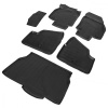 Комплект ковриков салона и багажника Rival для Opel Astra H хэтчбек 5-дв. 2004-2012, полиуретан, с крепежом, с перемычкой, 6 шт., K14202003-1