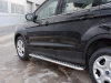 Фото Пороги труба d42 с листом (лист алюм, проф.сталь) (вариант 2) FORD KUGA 2016-