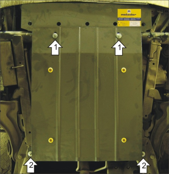 Фото Защита Motodor для картера и кпп Mercedes-Benz Vito (1996-2003)