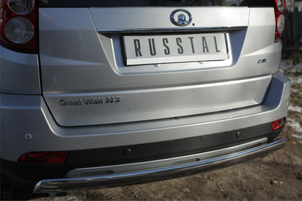 Фото Защита заднего бампера d75х42 (дуга) GREAT WALL Hover H3 2014-