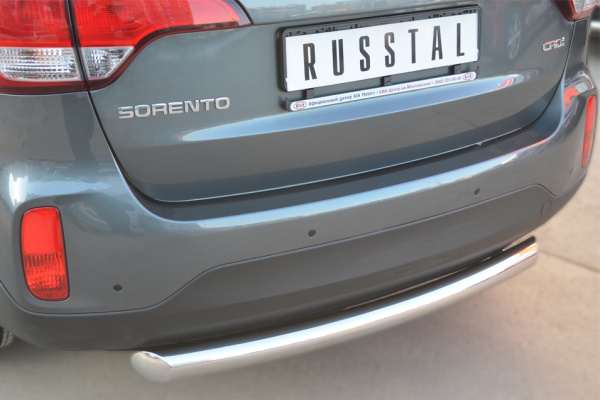 Фото Защита заднего бампера d76 (дуга) KIA Sorento 2012-