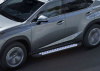 Фото Пороги алюминиевые Rival "Bmw-Style" для Lexus NX 2014-2017