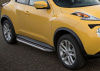 Фото Пороги алюминиевые Rival "Premium" для Nissan Juke 4WD 2010-2014-2016