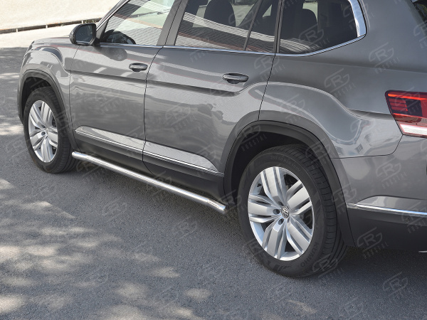 Фото Пороги труба d63 секции (вариант 3) VOLKSWAGEN TERAMONT 2017-