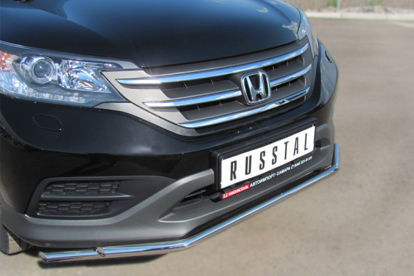 Фото Защита переднего бампера d42/42 (секции) HONDA CR-V 2.0 2013-2015