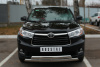 Фото Защита переднего бампера d75х42 (дуга) d75х42 (дуга) TOYOTA Highlander 2014-2016
