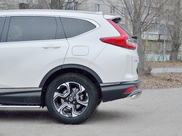 Фото Защита заднего бампера d75х42 дуга HONDA CR-V 2017-
