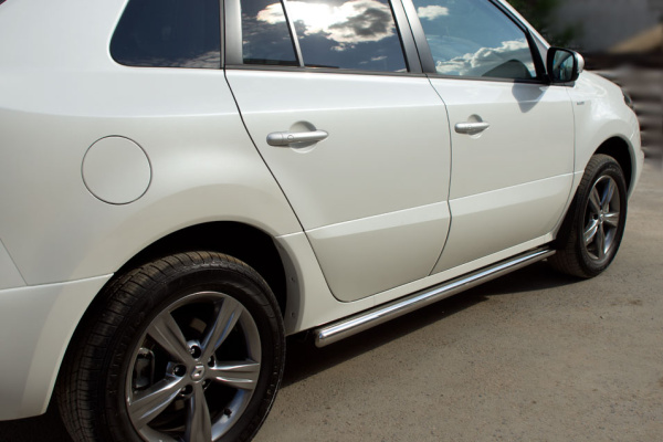 Фото Пороги труба d63 (вариант 3) RENAULT Koleos 2012-2016