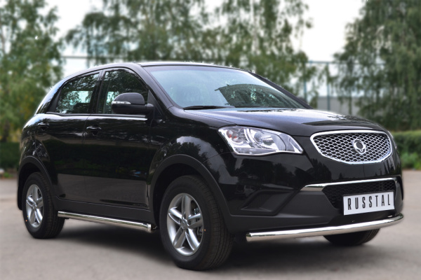 Фото Пороги труба d63 (вариант 3) SSANG ACTYON 2010-2013