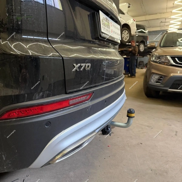 Фаркоп Motodor (Россия) для с оцинкованным шаром на Geely Atlas Pro I (2021-)