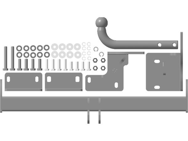фото Фаркоп Мотодор для KIA Sportage IV (2015-2018)