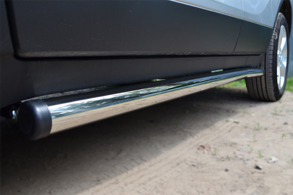 Фото Пороги труба d63 (вариант 2) OPEL MOKKA 2013-