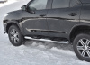 Фото Пороги труба d76 с накладкой (вариант 3) TOYOTA FORTUNER 2017-
