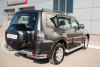 Фото Защита заднего бампера уголки d63 (секции) d42 (секции) MITSUBISHI Pajero 4 2014-